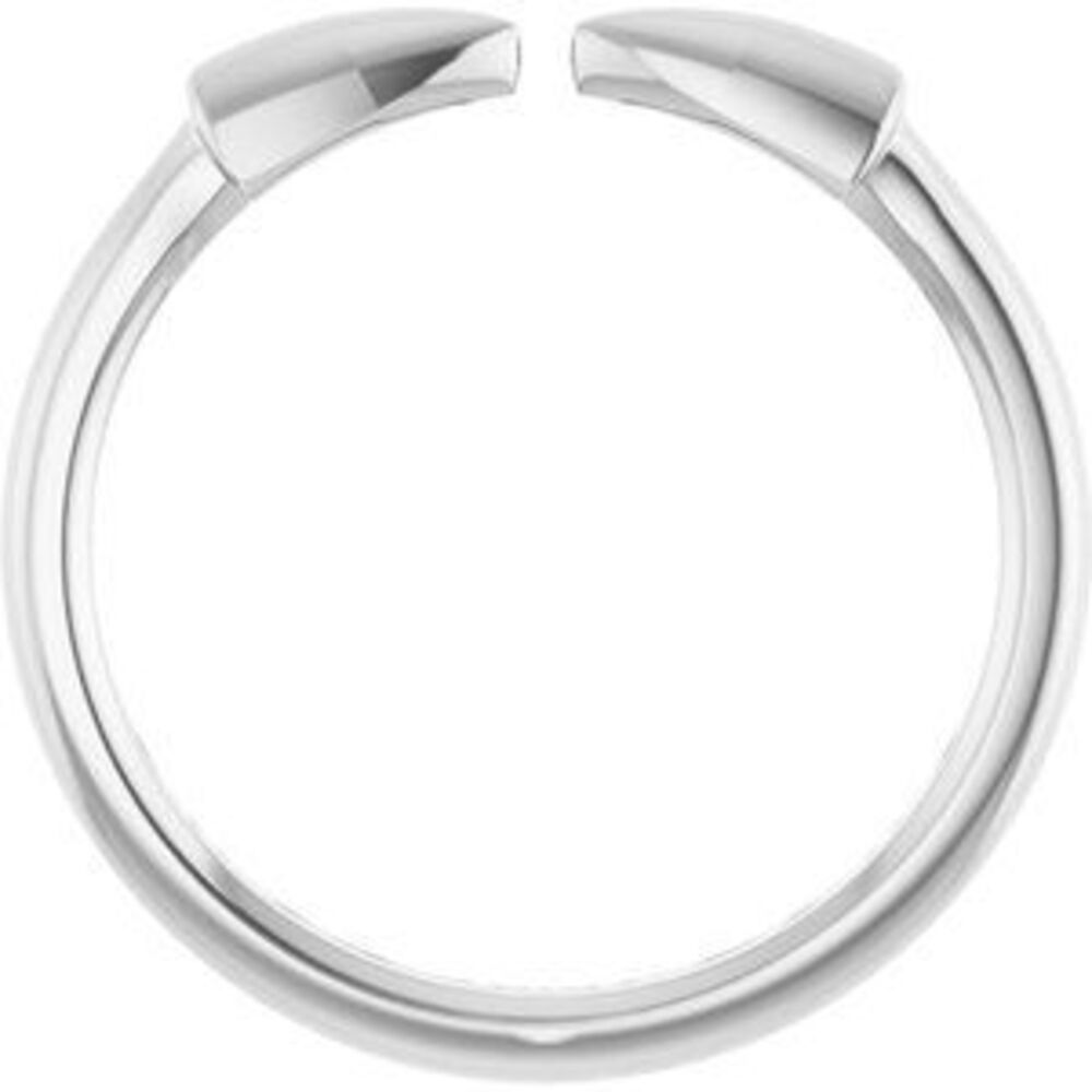 Sterling Silver Stackable Spike Ring - image 2